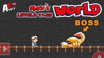 Super Max World Adventure - Levels 11-20 + BOSS / Gameplay Walkthrough (Android Game)