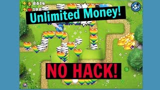 UNLIMITED MONEY AND LEVEL UP SUPER FAST! | BTD 5 | NO HACK!