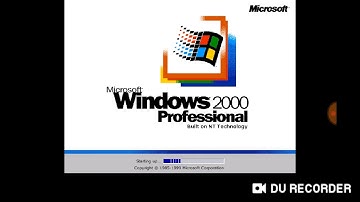 Windows 2000 Startup Animation