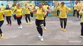 senam kreasi DJ SATU RASA CINTA TIK TOK VIRAL #choreo by Rere zeva