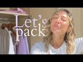 Getting ready to travel: pack my minimalist items with me ✨