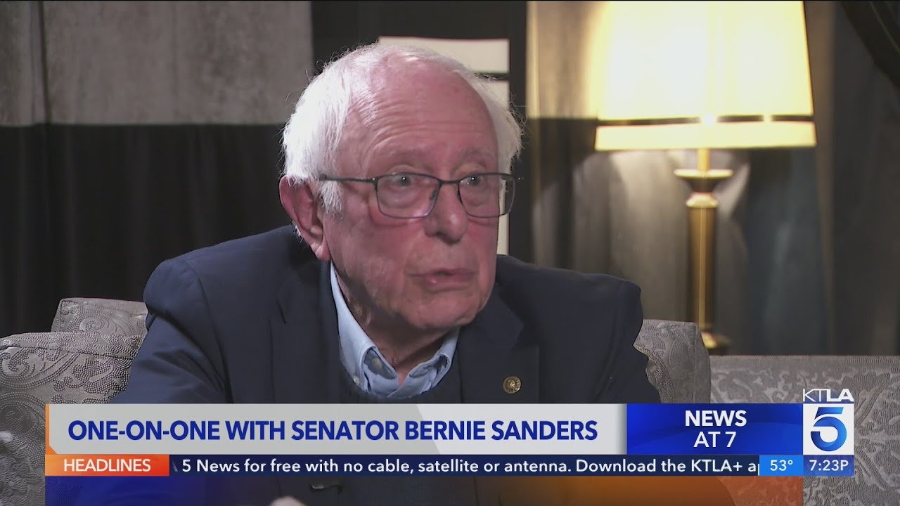 "the greed of the oligarchs": sen. Bernie sanders pushes for billionaire wealth tax in california