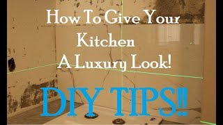 Marble Splash Back (Kitchen Renovation Part 1)