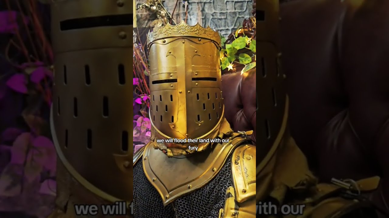 THE GNOMES WILL PAY Kingemiliothearmoredone Medievalknight Gnomes Gnome Larp King Fantasy