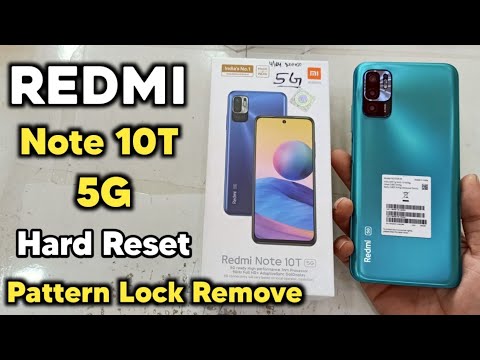 Mi Redmi Note 10T 5G Hard Reset | Xiaomi M2103K19I Note 10 Pattern lock ...