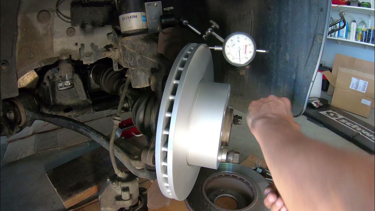 BMW Repairs How to check brake rotors for excessive lateral runout