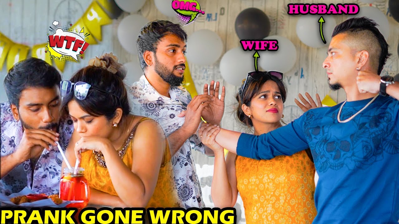 Eating Wifes Food Infront of Her Husband  Prank Gone Wrong  Kovai 360