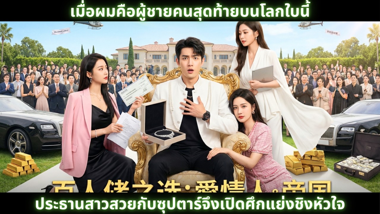 [ซีรีส์จีน] เมื่อผมคือผู้ชายคนสุดท้ายบนโลกใบนี้ ประธานสาวสวยกับซุปตาร์จึงเปิดศึกแย่งชิงหัวใจ