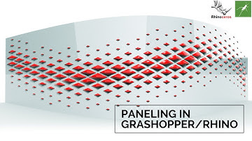 Easy Grasshopper Tutorial for Beginners | Paneling in Rhino