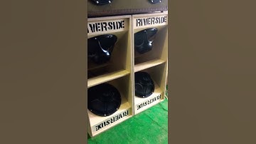 Testing the New Handmade Sound System (1/2 Stack: 2 Kicks + 1 Top) Coronatime 2020