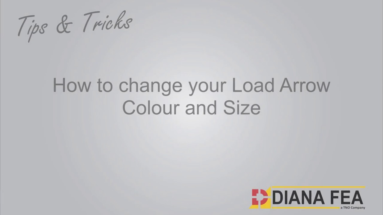 Tips & Tricks Change Load Arrow Size & Colour - YouTube