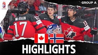 Highlights | Canada vs. Norway | 2024 #MensWorlds screenshot 4