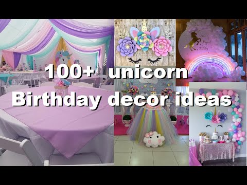 100+-unicorn-themed-birthday-decor-ideas|diy-ideas