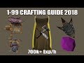 [Runescape 3] 1-99 Crafting Guide 2018 [OUTDATED]