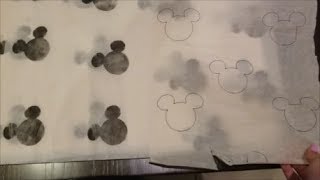 DIY Mickey Mouse Tissue Paper