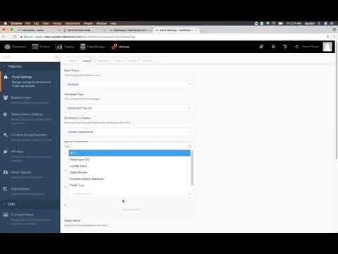 Portals for Tableau - Back End Quick Start