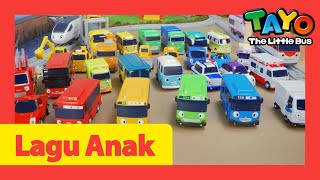 Tayo Lagu Mainan Mobil Pembukaan Tema l lagu untuk anak-anak l Hey Tayo! l Tayo bus kecil