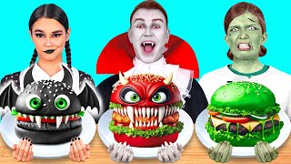 Reto De Cocina Wednesday vs Vampiro vs Zombi de TaTaRa Challenge