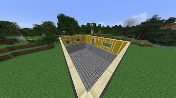 Minecraft C&B, Windows and insulation. Chisel And Bits Building #2