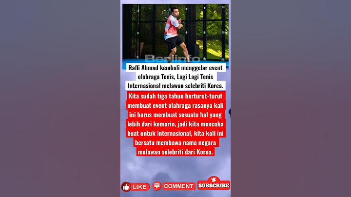 Raffi Ahmad lagi lagi tenis internasional melawan selebriti korea #news #fyp #shorts