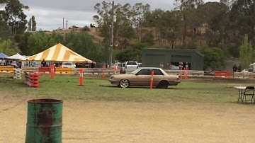 Nissan Bluebird CA18DE Motorkhana Kandos 2014 Grass Event 2