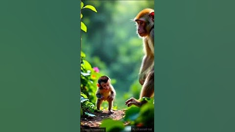 Ai Monkey viral vilog video 🤣#shorts #ai #money #funny #trending