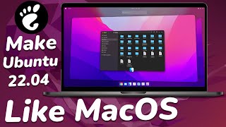 How to MAKE Ubuntu 22.04 Look Like Mac OS Monterey screenshot 5