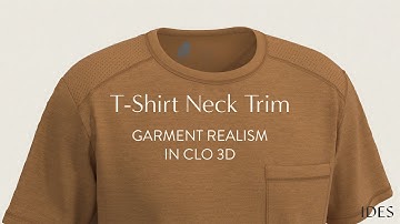 How To Create T Shirt Neck Trim in CLO 3D