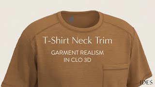 How To Create T Shirt Neck Trim in CLO 3D