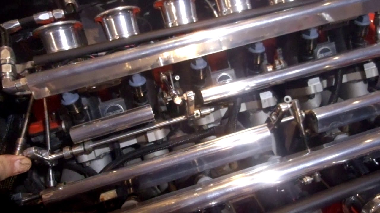 BMW V12 ITBs Dry Sump start-up part 2 - YouTube