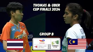 Supanida Katethong vs Karupathevan Letshanaa | Thomas Uber Cup Finals 2024 Badminton