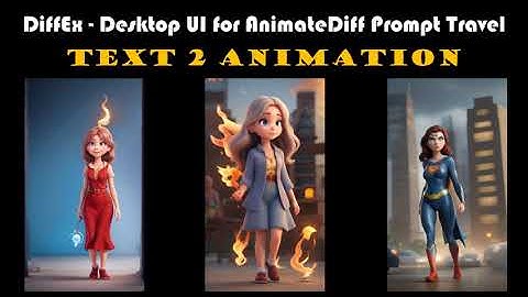 DiffEx: Transform Your Videos with AnimateDiff Prompt Travel | Text 2 Animation Tutorial