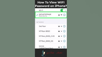 How To View WIFI Password on iPhone? #shorts #wifi #wifipassword #iphone
