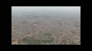 An overhead view of Aonla city in Bareilly
