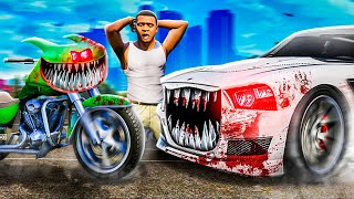 CURSED CAR vs CURSED MOTORCYCLE (GTA 5 Mods)