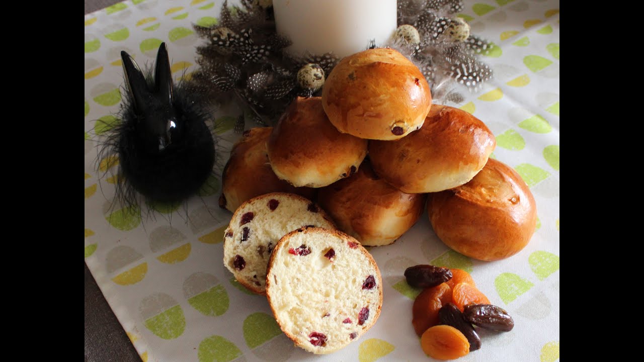 Brötchen mit Cranberries und Trockenfrüchten - YouTube