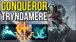 NEW CONQUEROR RUNE WAS MADE FOR TRYNDAMERE! | OP Tryndamere Rune - League of Legends