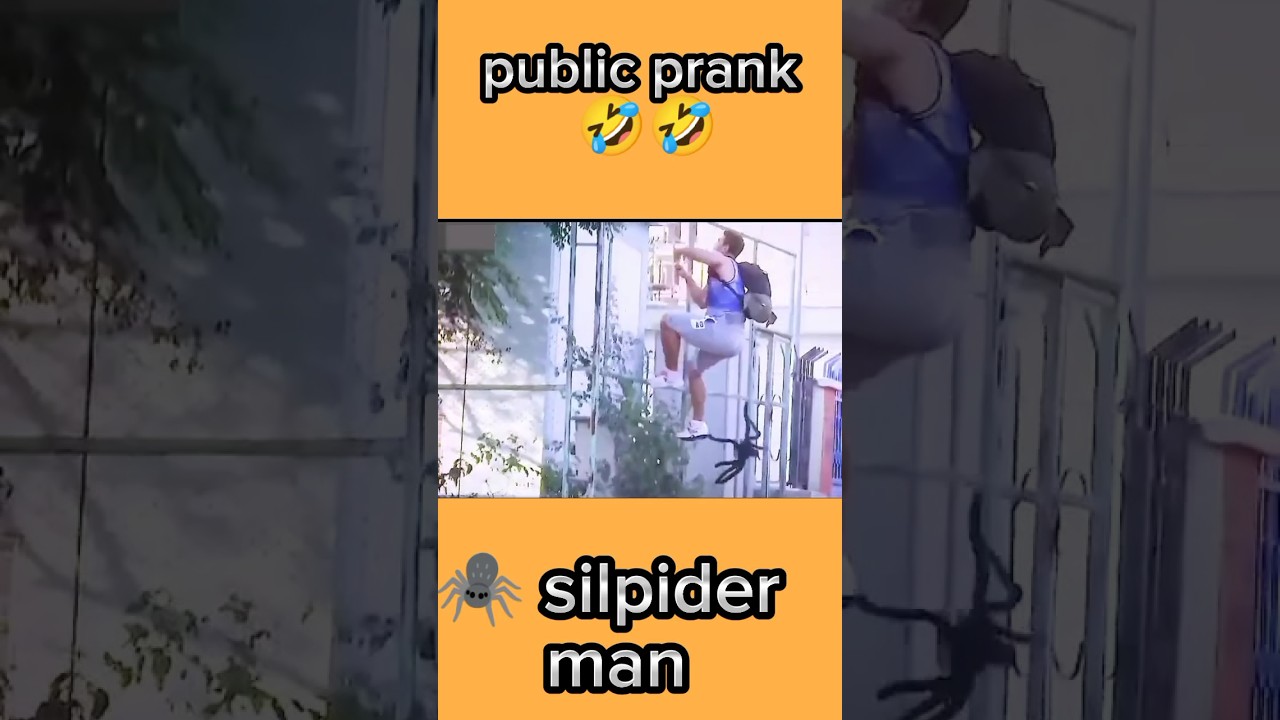 spider prank in prak with public