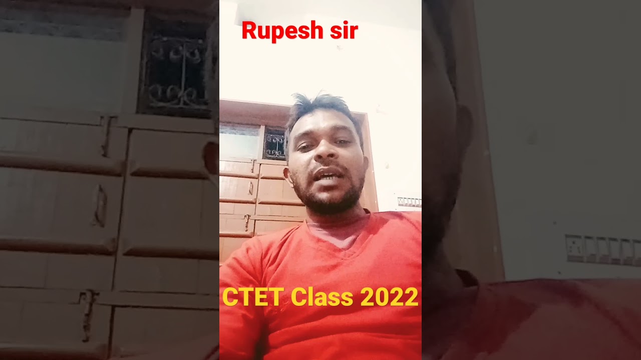 Rupesh sir CTET Class 2022 startup 