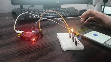 Control LEDs by voice recognition, using MIT App and microbit