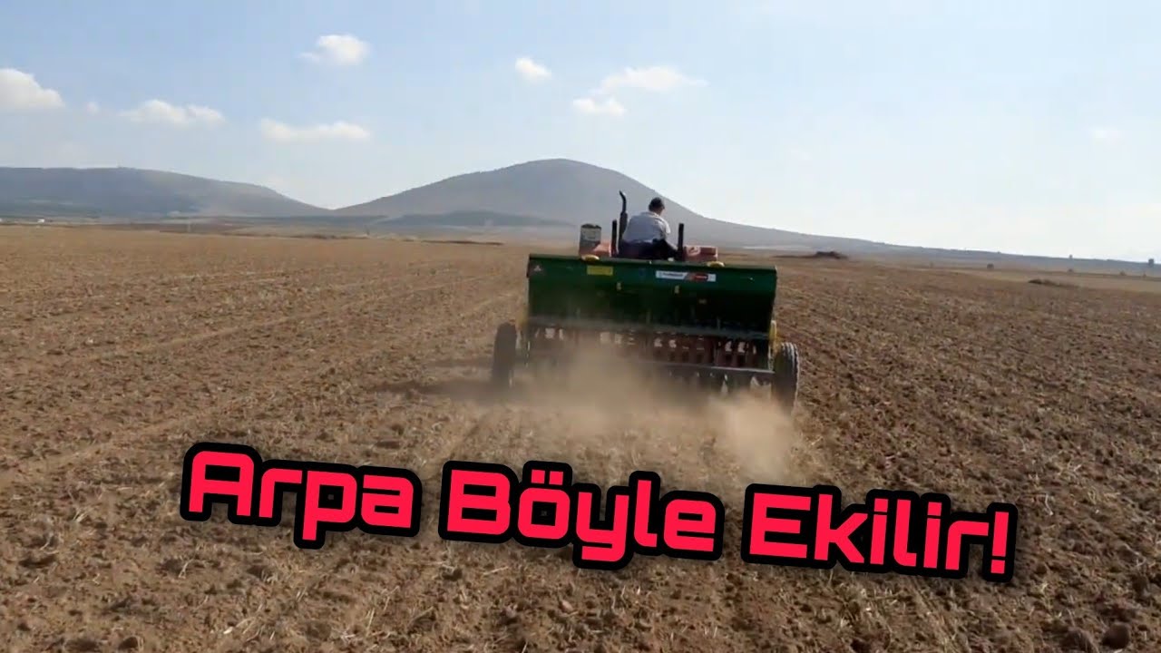 ÖZDÖKEN HMB N16 MİBZER İLE BOSUT CİNSİ ARPA EKİYORUZ. ARPA NASIL EKİLİR?