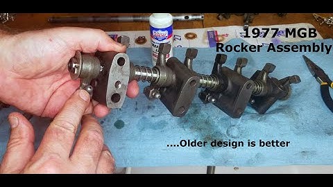 Nigel the 1977 MGB Rocker assembly part 2