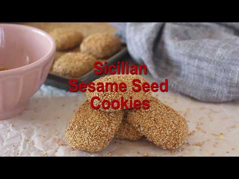 Sicilian Sesame Seed Cookies