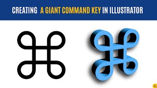 35-Creating a giant command key in illustrator