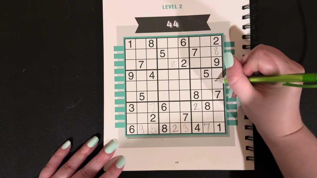 Let’s Play Sudoku (4) | Whispered ASMR | Some Semi-Inaudible Counting 