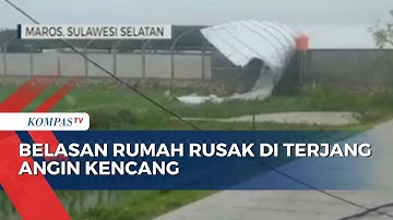 Belasan Rumah Rusak Di Terjang Angin Kencang
