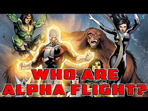 History and Origin of Marvel's ALPHA FLIGHT!