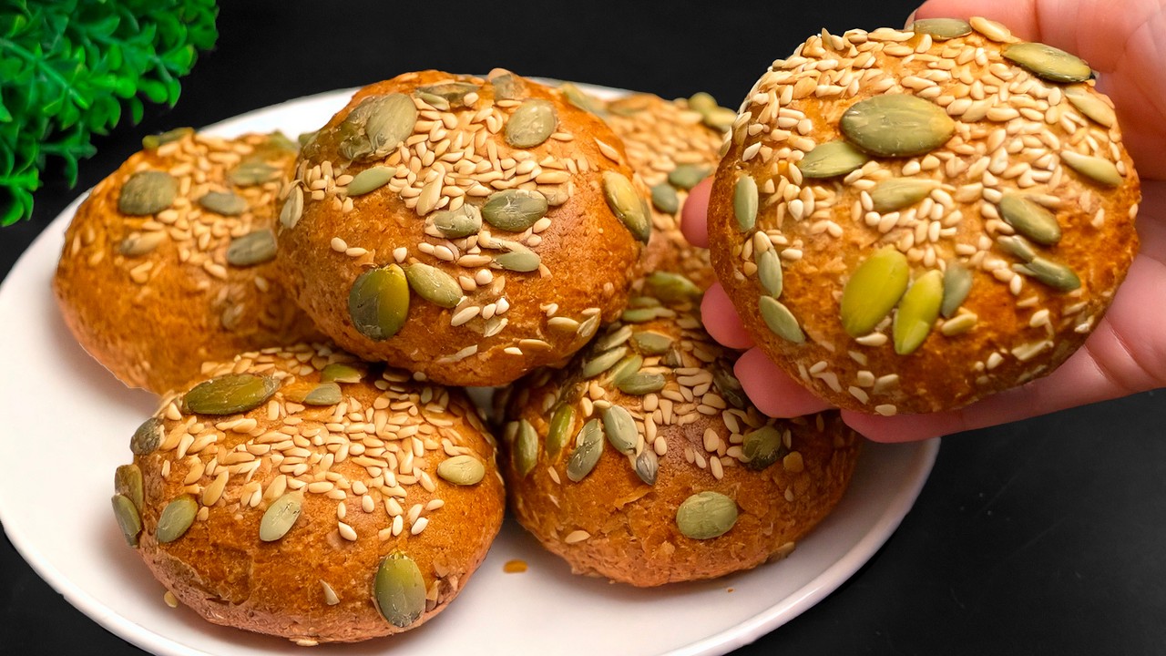 Nur Haferflocken und Käse! Ich habe in einem Monat 15 kg ab! Haferbrot in 5 Minuten!