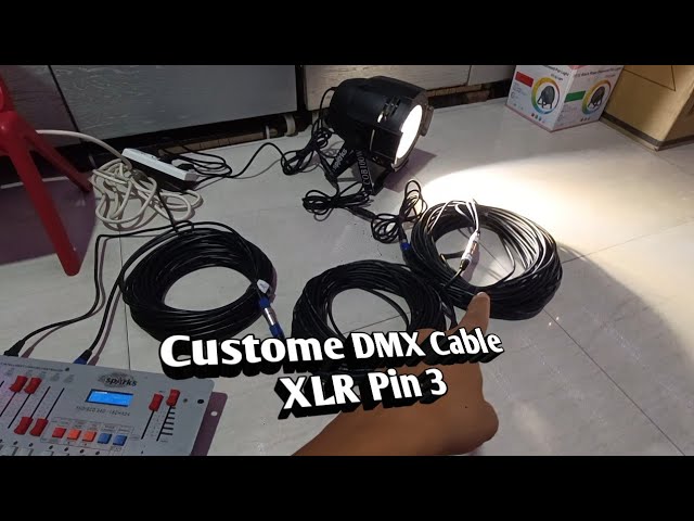 Custome DMX Cable XLR Pin 3