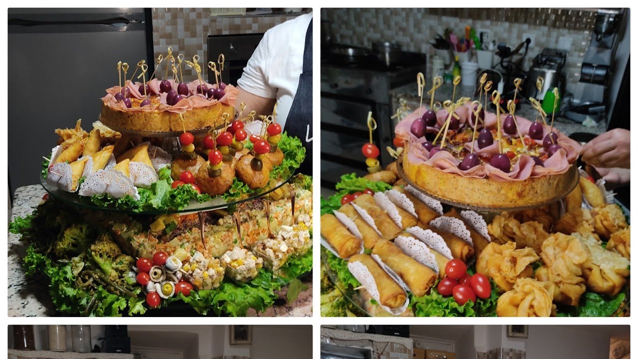 سلطة بريستيج مع طريقة تحضير كيش بالسلامون سر تلوين البيض 🐣🐣🐣salade prestige